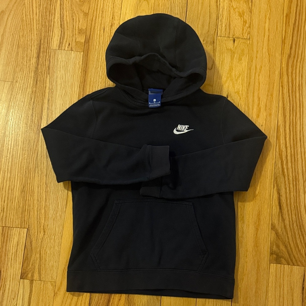 Kids Nike Black Hoodie Sweatshirt